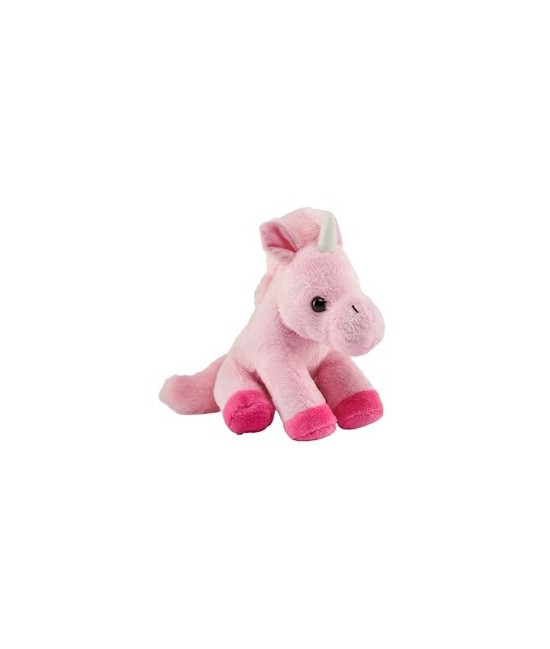 Experimente el encanto con el unicornio rosa ecológico Pocketkins de Wild Republic. Estos mini animales de peluche, elaborados 