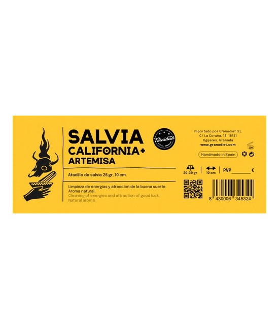 TRI.SALVIA CALIFORNIA ARTEMISA 25 GR. 10 CM