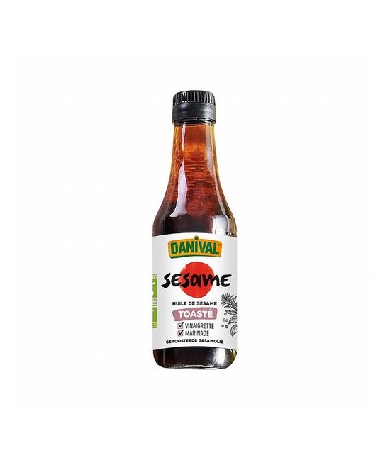 
ACEITE DE SESAMO TOSTADO BIO, 250 ml
Ref. 611496

Ingredientes: aceite de sésamo tostado*. Contiene sésamo.
. (*)=De cult