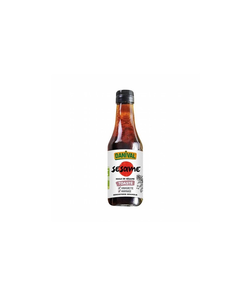 
ACEITE DE SESAMO TOSTADO BIO, 250 ml
Ref. 611496

Ingredientes: aceite de sésamo tostado*. Contiene sésamo.
. (*)=De cult