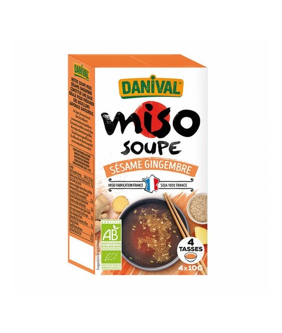 ngredientes: miso* 50% (soja, arroz redondo semicompleto* sal marina atlántica sin refinar, enzima (Aspergillus Oryzae)), cilan
