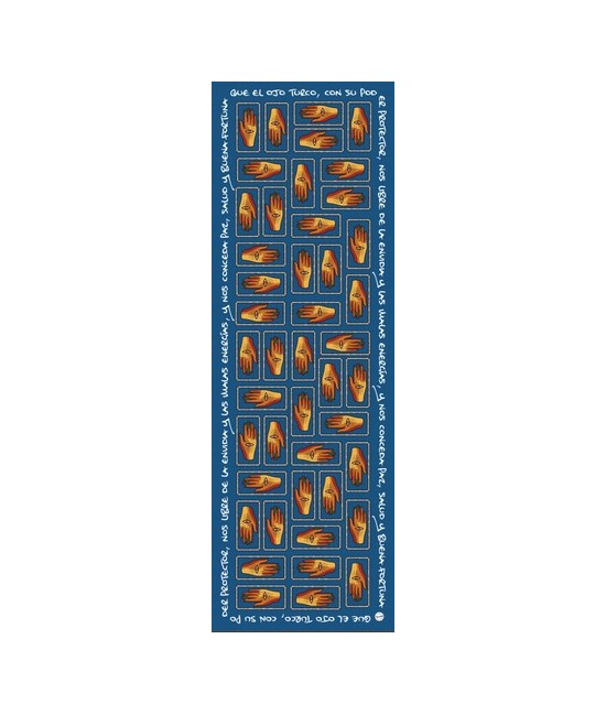 TRI.PASHMINA OJO TURCO 180X60 CM.