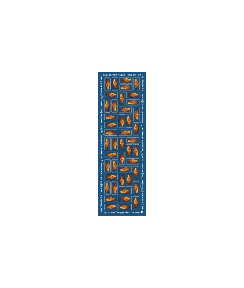 TRI.PASHMINA OJO TURCO 180X60 CM.