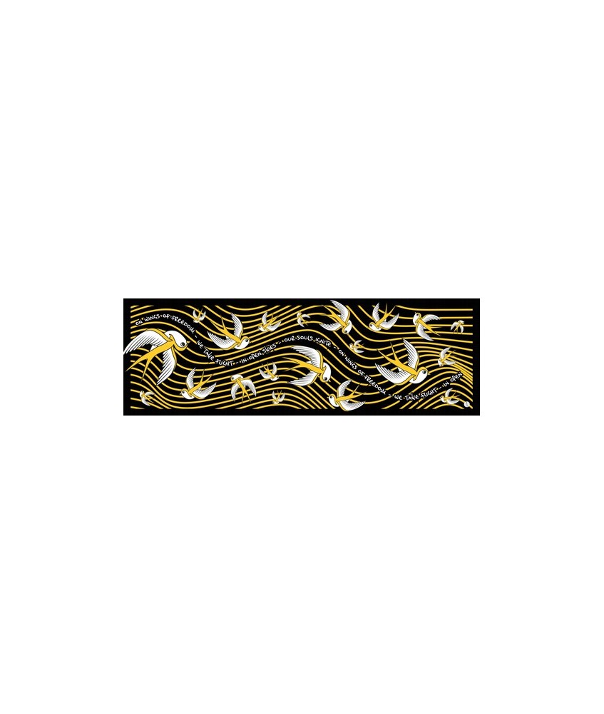 TRI.PASHMINA GOLONDRINA 180X60 CM.