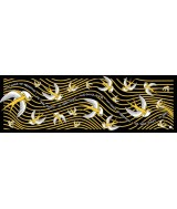TRI.PASHMINA GOLONDRINA 180X60 CM.
