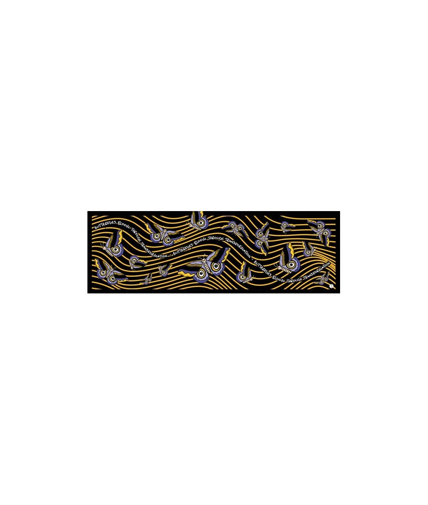 TRI.PASHMINA MARIPOSA 180X60 CM.