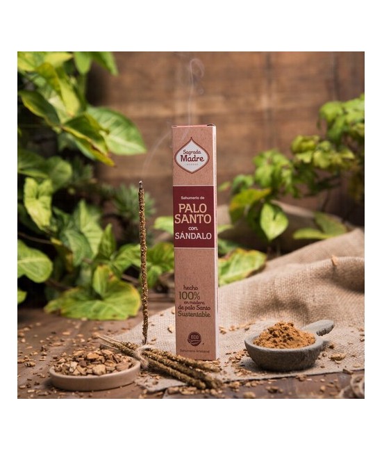 
Incienso de Palo Santo con Sándalo
Categoría: Línea de Inciensos de Palo Santo
Hecho a mano
Hecho100% de puro Palo Santo, 