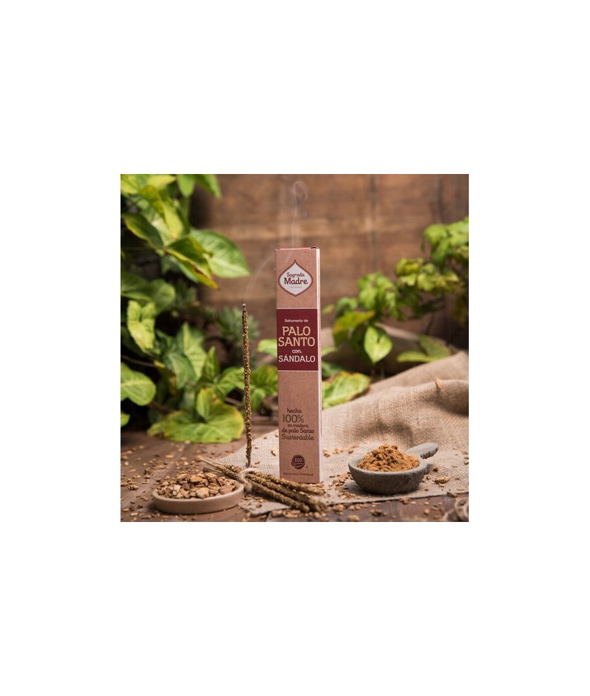 
Incienso de Palo Santo con Sándalo
Categoría: Línea de Inciensos de Palo Santo
Hecho a mano
Hecho100% de puro Palo Santo, 