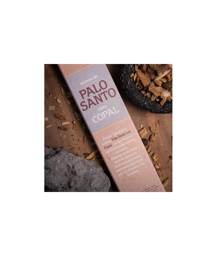 Incienso de Palo Santo con Copal
Categoría: Línea de Inciensos de Palo Santo
Hecho a mano
hecho 100% de puro Palo Santo, cop