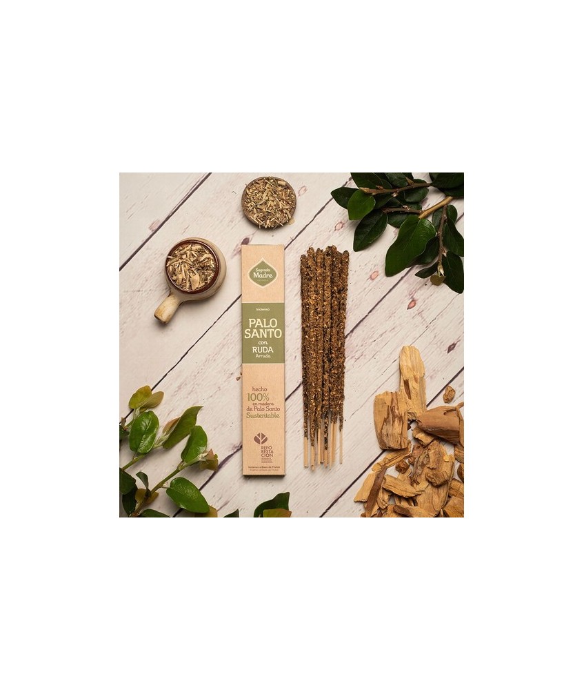 Incienso de Palo Santo con Ruda
Categoría: Línea de Inciensos de Palo Santo
Incienso Artesanal
Hecho a mano
Contenido: 8 va
