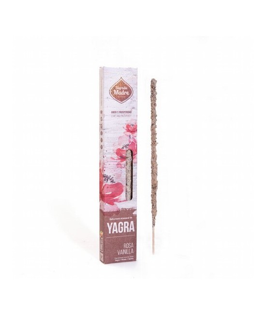 Yagra- Vainilla- Rosa
Categoría: Linea Yagra
Hecho a mano
Contenido: 8 varillas gruesas de duración extra
Duración: cada va