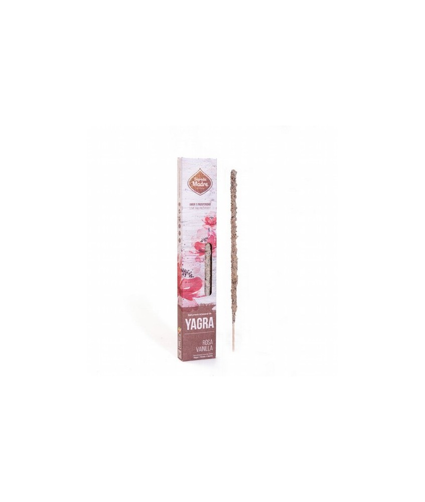 Yagra- Vainilla- Rosa
Categoría: Linea Yagra
Hecho a mano
Contenido: 8 varillas gruesas de duración extra
Duración: cada va