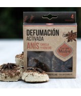 Pastilla de Defumación Activada con Anís, Canela y Romero
Categoría: Pastillas de Defumación Activada
     Hecho a mano
    