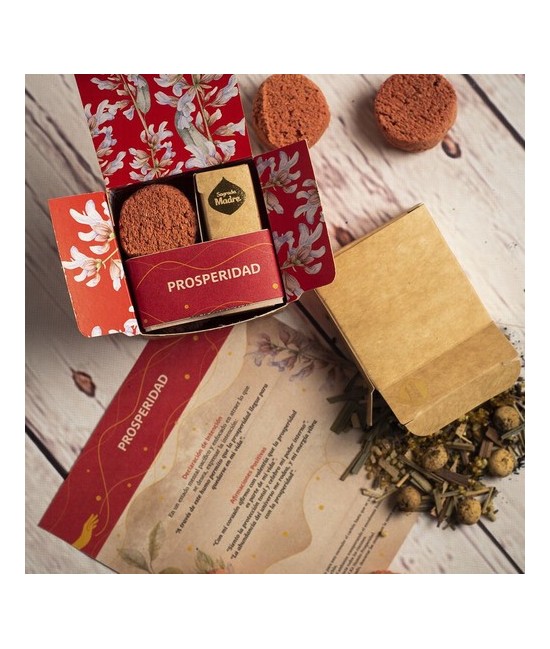 
Kit Humito Sagrado: Prosperidad
Categoría: Kit Humito Sagrado
Hecho a mano
Composición: 4 carbones vegetales, perlas aromá