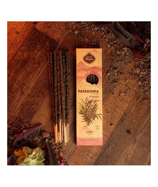 
Incienso Patagonia Palmarosa
Categoría: Línea Patagonia
Este sahumerio con el aroma dulce y floral de la palmarosa te ayuda