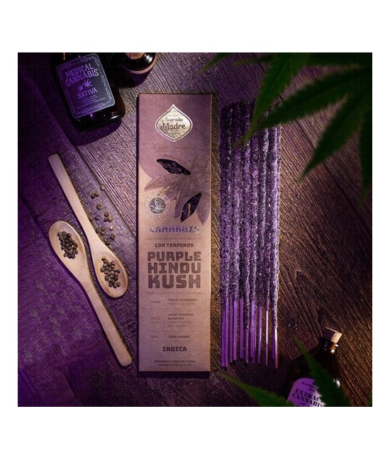 Incienso Purple Hindu Kush
Categoría: Linea Inciensos Grow Cannabis
 Incienso artesanal hecho a mano

 6 varillas de biomas