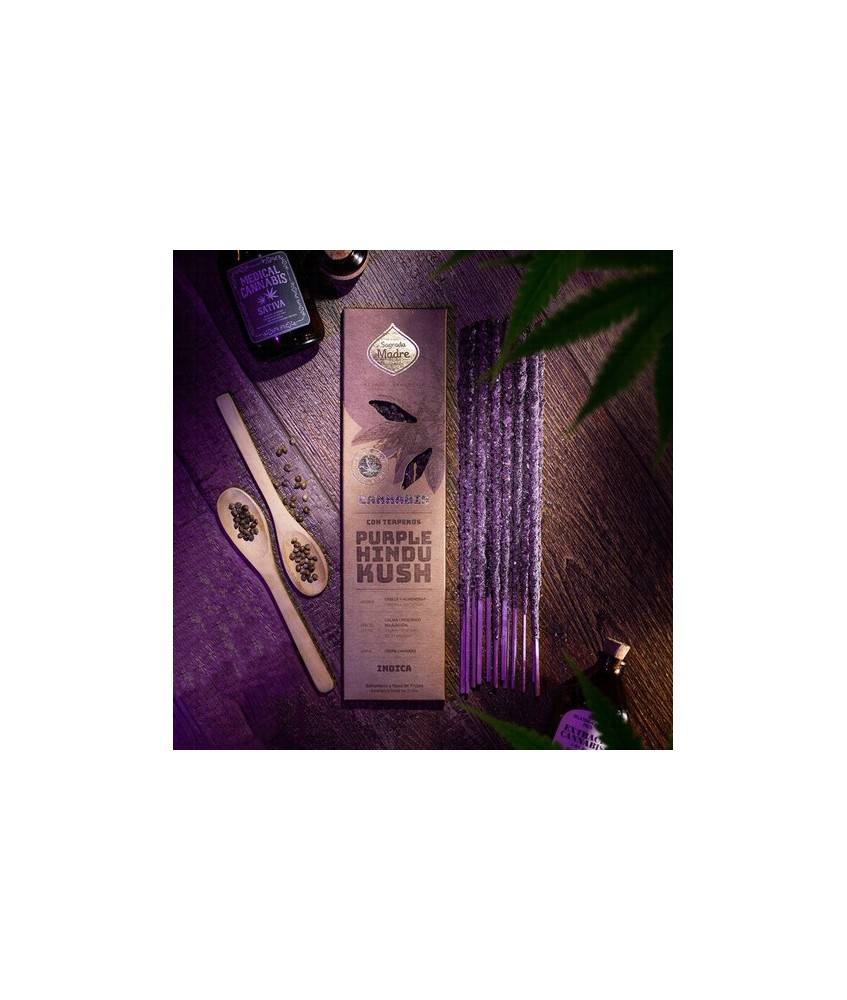 Incienso Purple Hindu Kush
Categoría: Linea Inciensos Grow Cannabis
 Incienso artesanal hecho a mano

 6 varillas de biomas