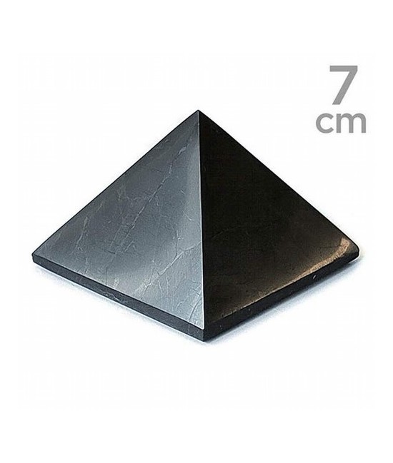 Pirámide Shungita 7 cm.

La Shungita es un carbón de alta rareza,de origen Precàmbrico.Se encuentra en estratos y vetas. Es u