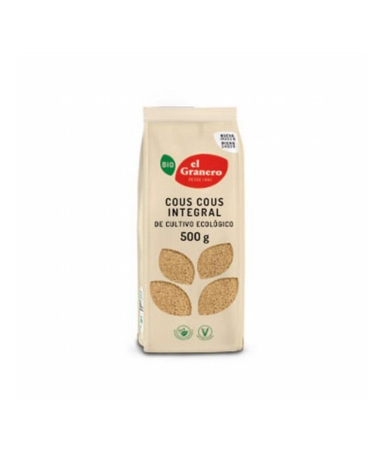 COUS COUS INTEGRAL BIO, 500 g
Ref. 011836

Ingredientes: harina de trigo integral*. Contiene gluten. Puede contener trazas d