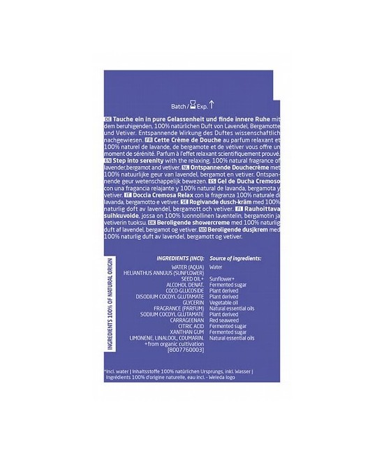 WE.GEL DUCHA CREMOSO LAVANDA RELAX 400 ML.