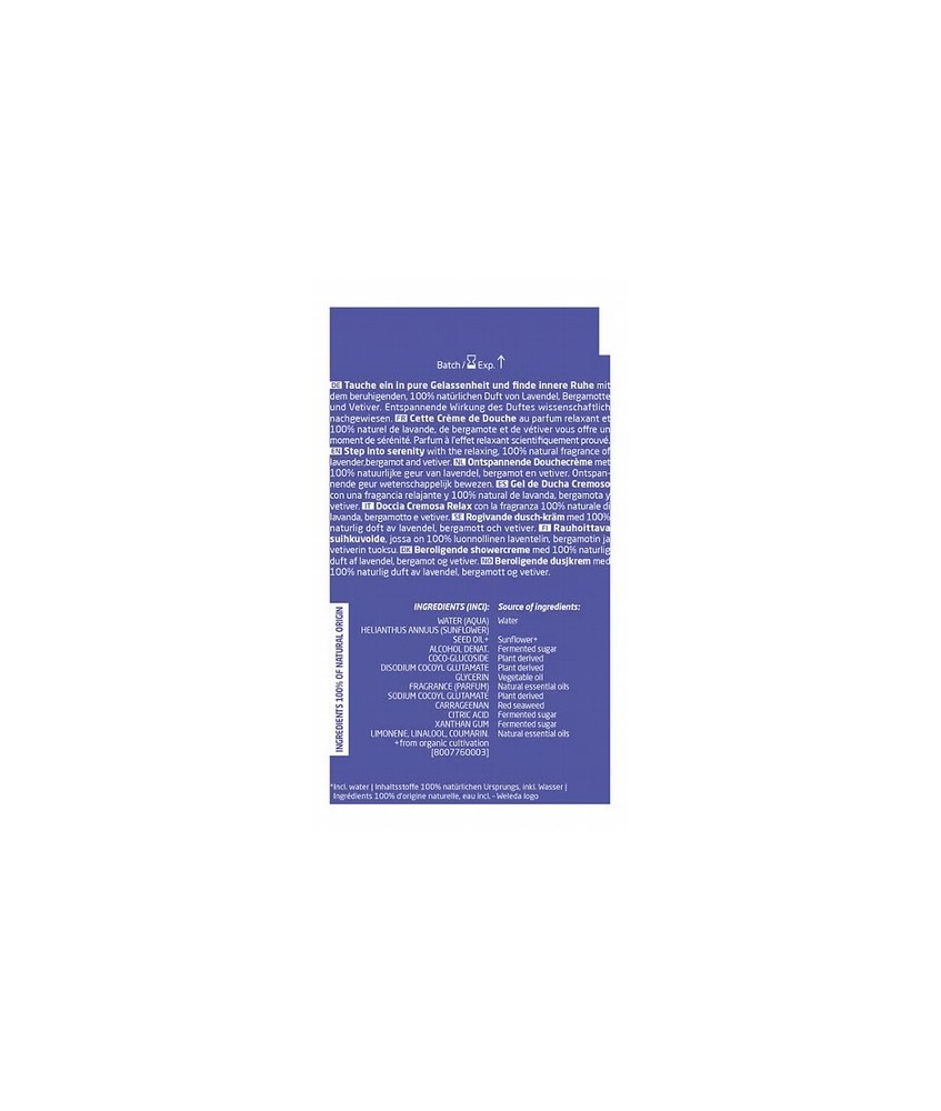 WE.GEL DUCHA CREMOSO LAVANDA RELAX 400 ML.