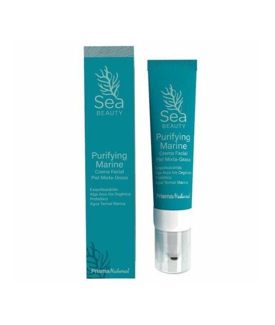 Purifying Marine, 50 ml. es la crema facial piel mixta-grasa de la línea Sea Beauty de Prisma Natural.

 

Purifying Marine