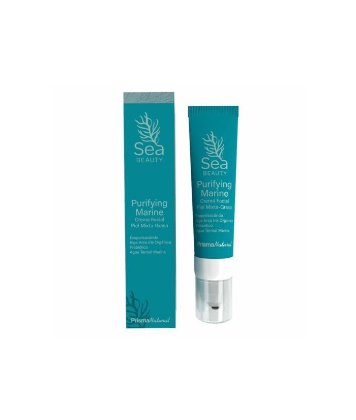 Purifying Marine, 50 ml. es la crema facial piel mixta-grasa de la línea Sea Beauty de Prisma Natural.

 

Purifying Marine