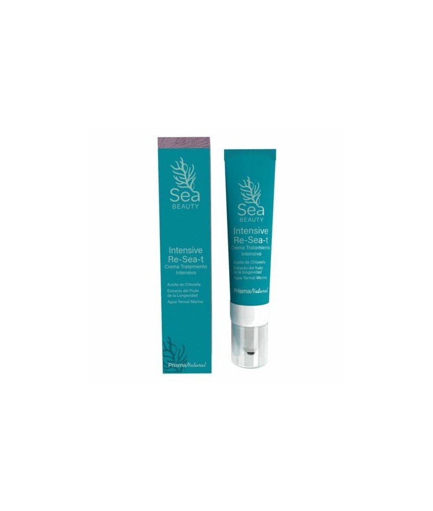 Intensive Re-Sea-t, 50 ml. es una crema tratamiento intensivo de la línea Sea Beauty de Prisma Natural.

 

Intensive Re-Se