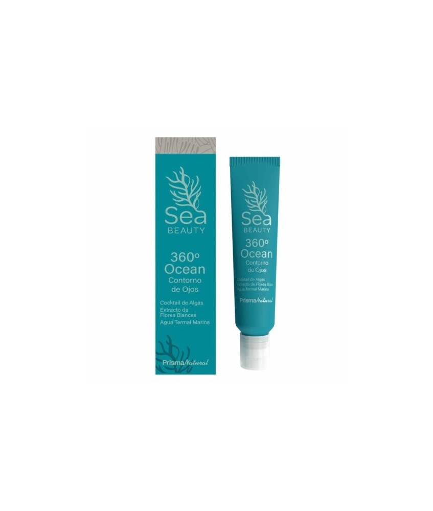 360º Ocean, 15 ml es el contorno de ojos de la línea Sea Beauty de Prisma Natural.

 

Contorno de ojos, formulado a base d
