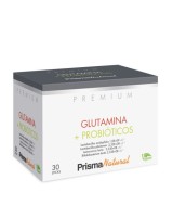 Glutamina + Probióticos, 30 stick es un complemento alimenticio de la línea Premium de Prisma Natural.

 

La línea Premium