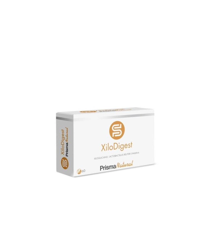 Xilodigest, 60 cápsulas, complemento alimenticio de Prisma Natural.

 

Xilodigest está compuesto por Xiloglucano, Inulina 