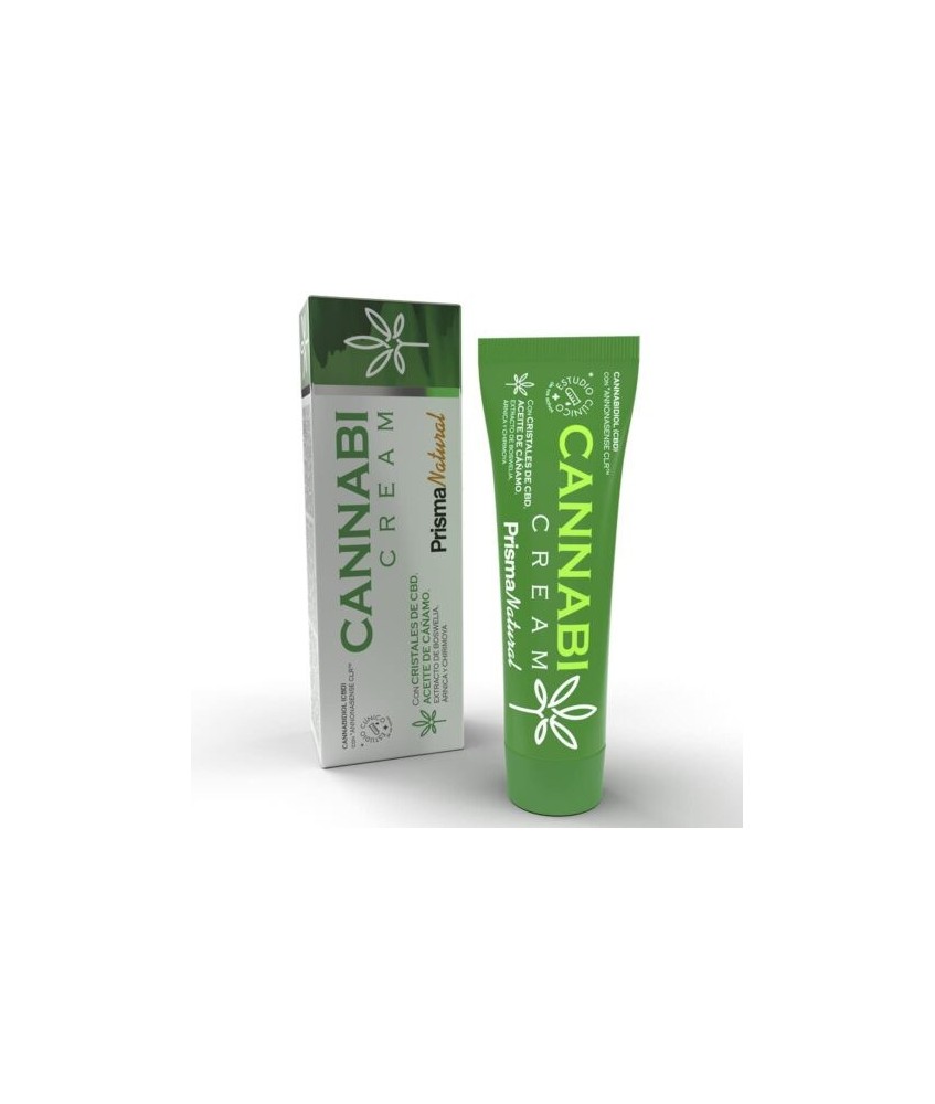 Crema de Cannabi Cream, 60 ml de Prisma Natural.

 

La crema de tratamiento corporal Cannabi Cream es de efecto frío, text