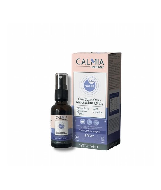 Calmia Noche Spray Instant

Complemento alimenticio líquido a base de melatonina, amapola de california, lúpulo, aceite de cá