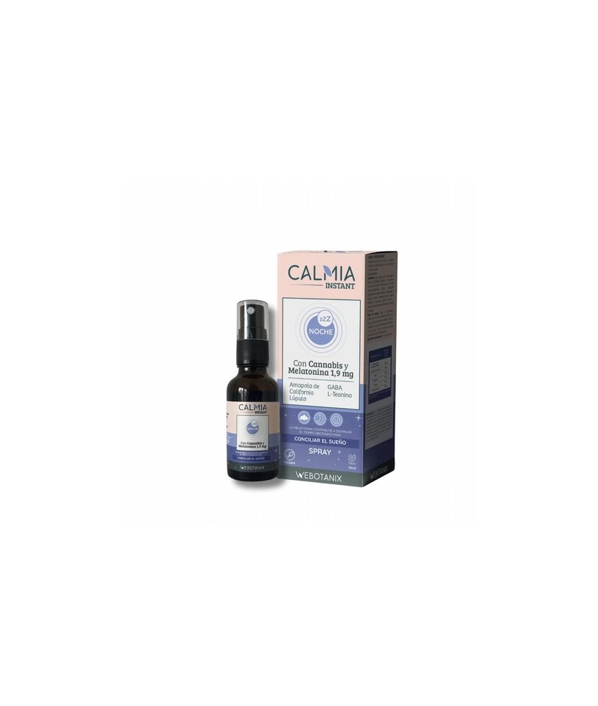 Calmia Noche Spray Instant

Complemento alimenticio líquido a base de melatonina, amapola de california, lúpulo, aceite de cá