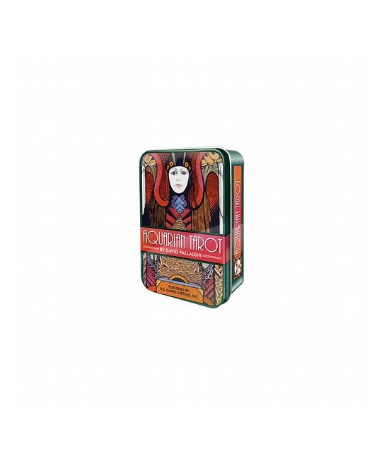 Presentada por primera vez en 1970, la cautivadora imaginería art déco de esta baraja de tarot, ahora clásica, trajo el simboli