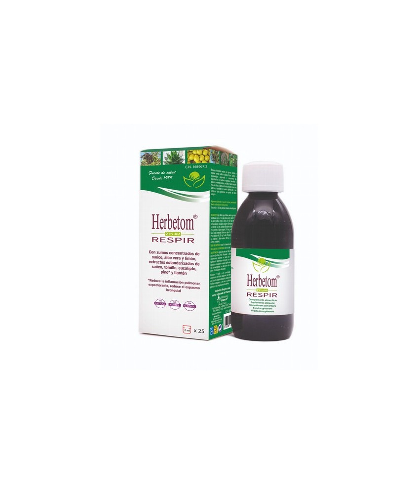 Herbetom Respir es tu aliado natural para respirar con facilidad y cuidar tus pulmones.

Este jarabe combina el poder de extr
