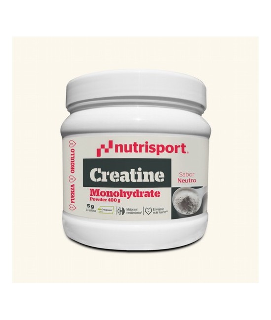 Creatina monohidrato de gran pureza con la garantía del sello Creapure®.  Lleva tus entrenamientos a otro nivel con Creatina 40