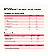 NS.CREATINA CREAPURE PROTEIN CHOCO BLANCO AVELLANA 500 GR.