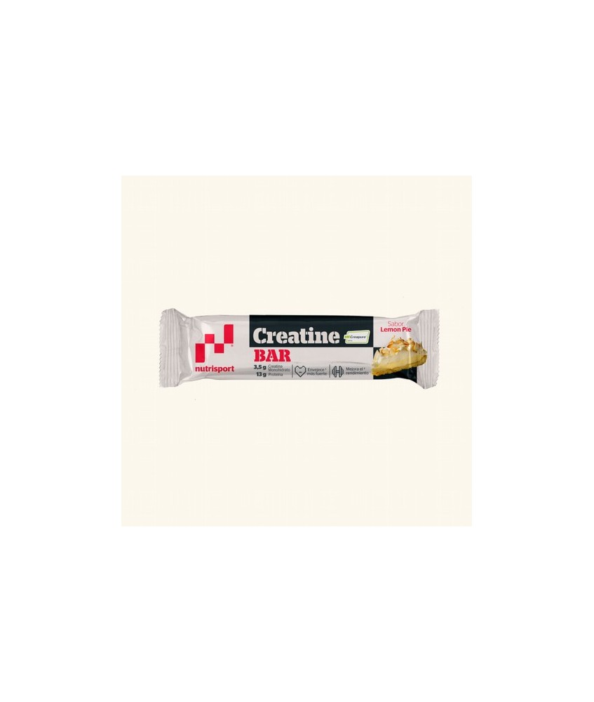 Las nuevas Creatine Bar de Nutrisport tienen 3,5 gramos de Creatina monohidrato con el sello Creapure® y 13 gramos de proteína.