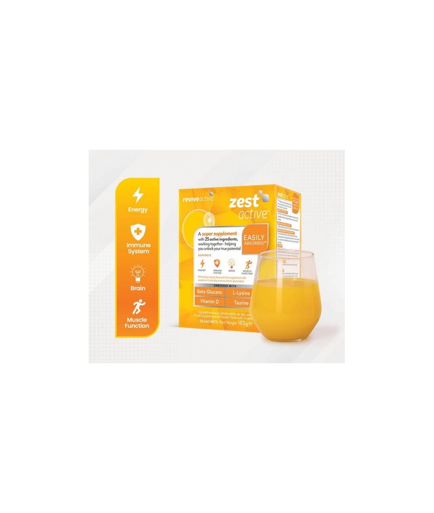 RA.ZEST ACTIVE NARANJA 30 SOBRES