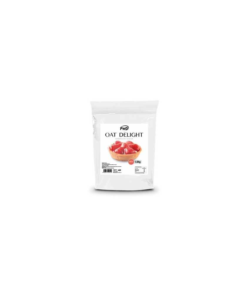 OAT DELIGHT es harina de avena especialmente cuidada por su composición, aroma y textura. La variante con aromas está edulcorad