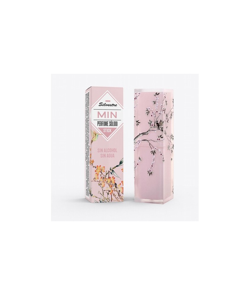 El perfume sólido Min de Silvestre te invita a explorar la tranquilidad y la calma. Con este perfume sólido en stick diseñado p