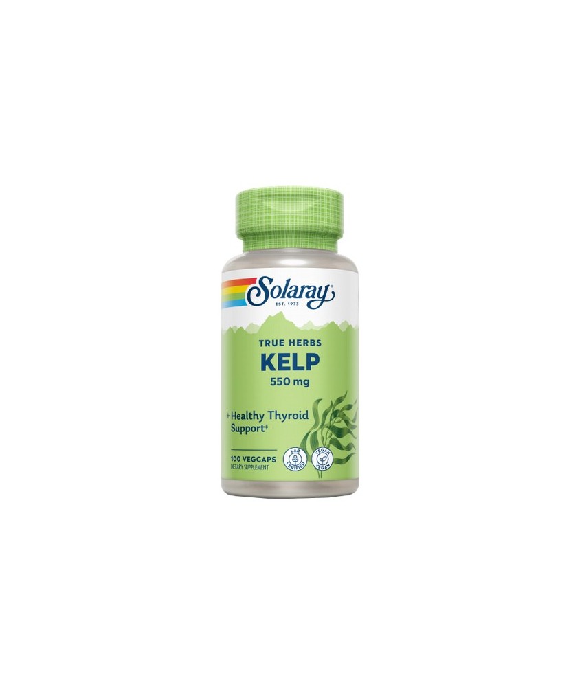Kelp-100 VegCaps. Apto para veganos.
Contenido medio (por VegCap)
Kelp (Laminaria spp.)

550

mg

Ácido Fólico

400
