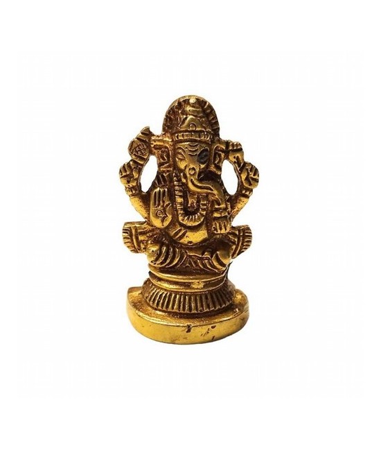 Ganesha en bronce.

Medidas: 5 cm aprox.

Peso: 70 gramos aprox.