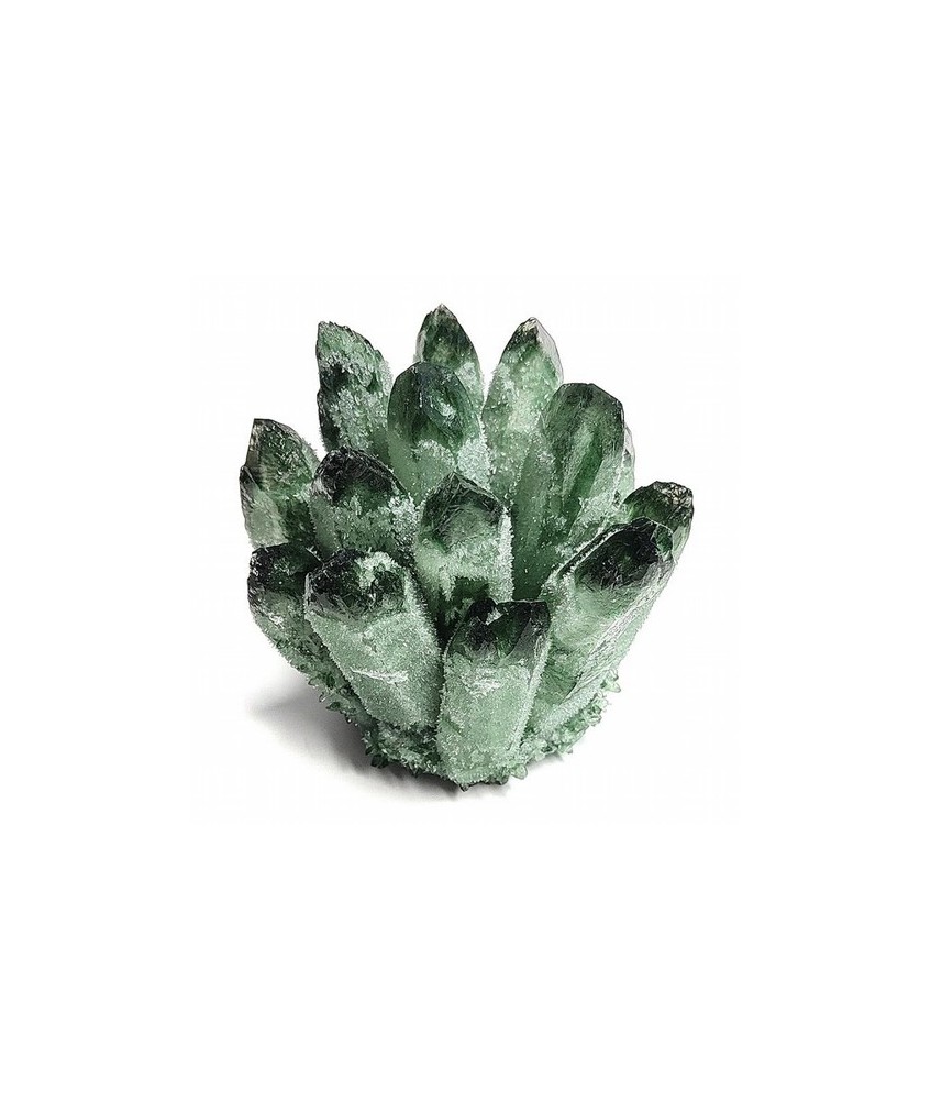 Flor Punta Cristal de Roca. Color Verde.

Medidas: 7-8 cm aprox.

Peso: 100-150 gramos aprox.

PRECIO POR UNIDAD
