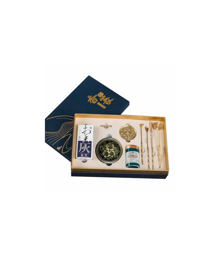 IN.KIT INCIENSO TRADICIONAL QUEMADOR + HERRAMIENTAS