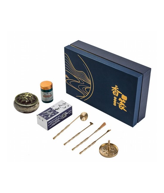 IN.KIT INCIENSO TRADICIONAL QUEMADOR + HERRAMIENTAS