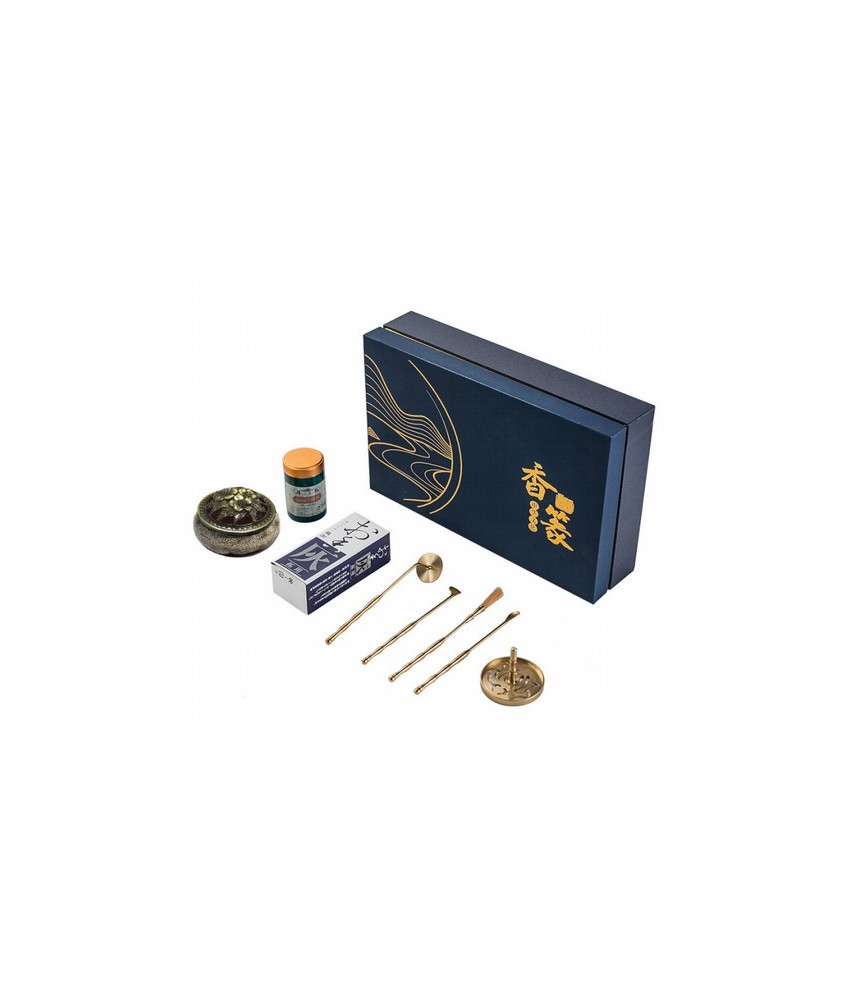 IN.KIT INCIENSO TRADICIONAL QUEMADOR + HERRAMIENTAS