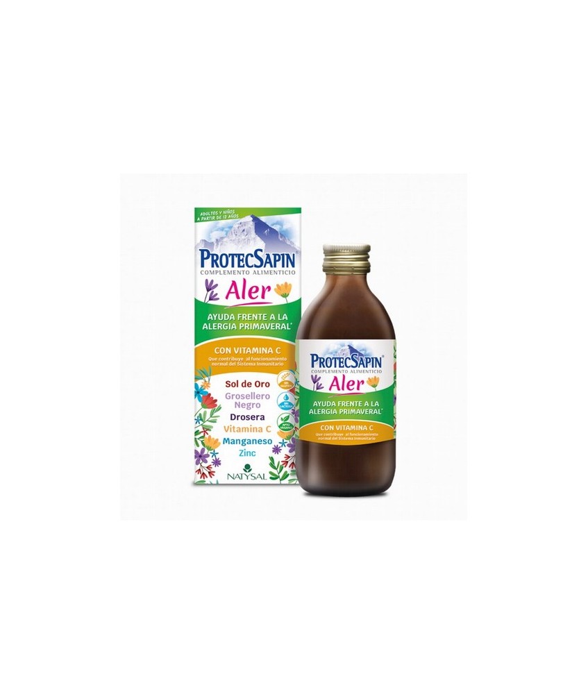 ProtecSapin® Aler. AYUDA FRENTE A LA ALERGIA PRIMAVERAL*. CON VITAMINA C que contribuye al funcionamiento normal del Sistemas I