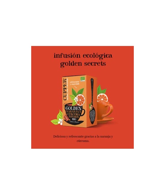 EG.INFUSION GOLDEN NARANJA CURCUMA BIO 20 BOLSAS